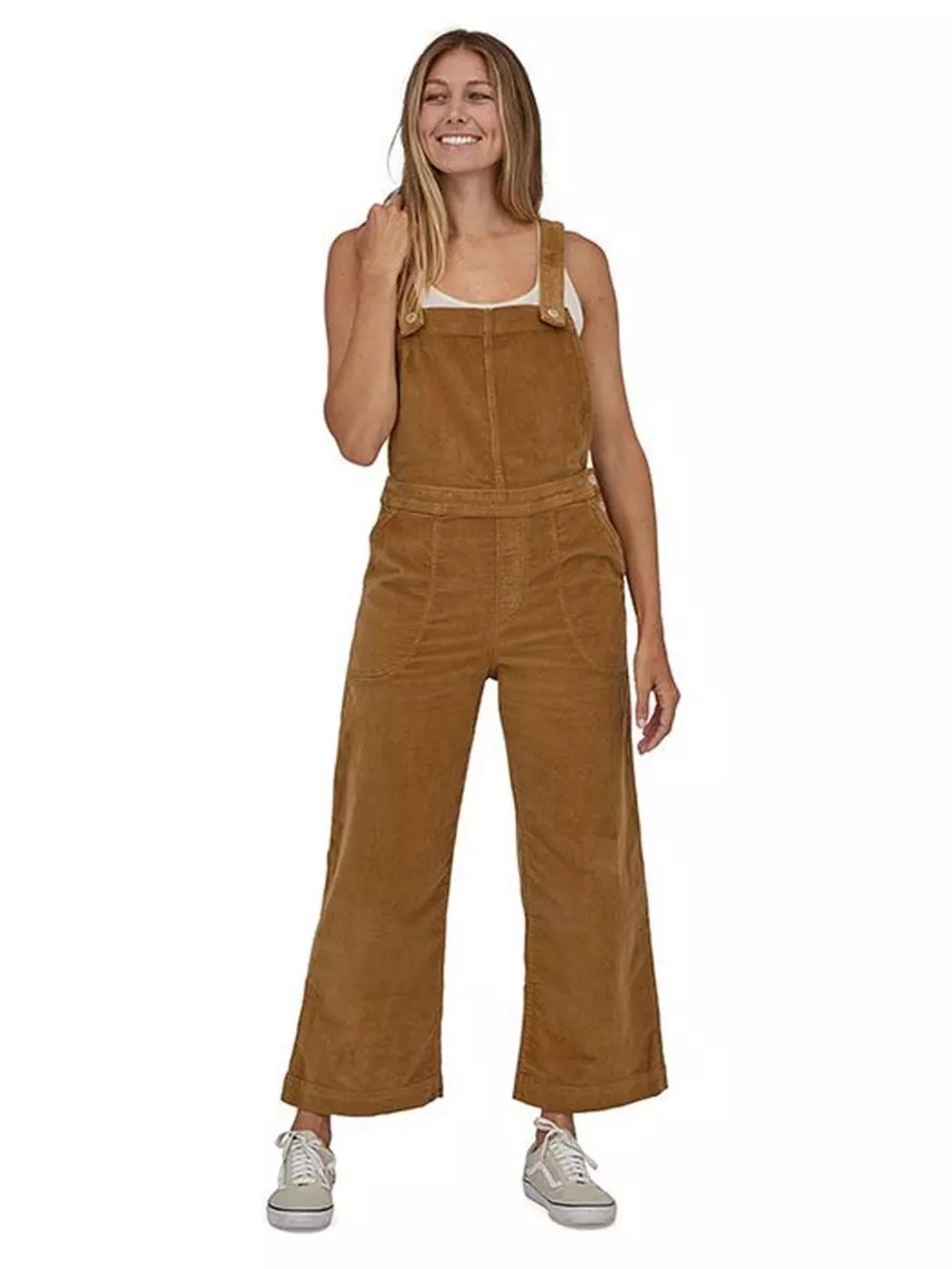 Patagonia
Women's Stand Up® Cropped Corduroy Overall size 6 Colour: Nest Brown